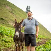 Lange Ohren auf hohen Bergen