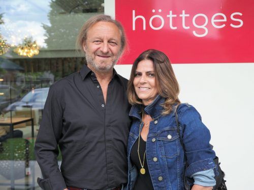 Tischlermeister Heinz Rüscher mit Maria.