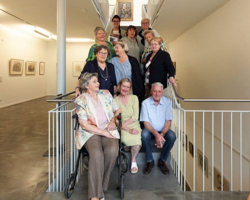 Alwin Rohner mit GUTA-Frauen.  GUTA Bregenz