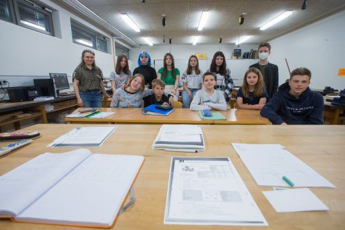 An der MMS Götzis waren letztes Schuljahr 13 ukrainische Jugendliche. VN/Steurer