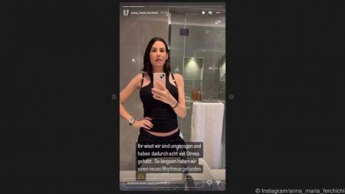 Anna-Maria Ferchichi teilt Eindrücke aus dem neuen Familienalltag. instagram