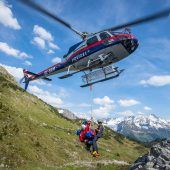 Niederländer aus Klettersteig geborgen