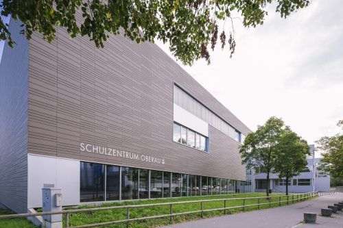 Auf dem Pausenhof der Mittelschule Oberau in Feldkirch entsteht ein Regengarten. Stadt
