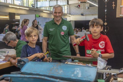 Bei Herbert von der Großhammerzunft wird eifrig gewerkelt.