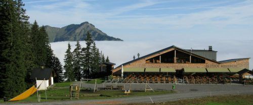 Bergstation Roßstelle: Hier trennte sich der 72-Jährige von seiner Ehefrau. Mellau.com