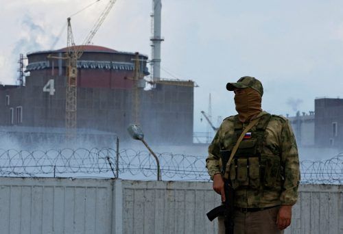 Das Kraftwerk Saporischschja wurde im März von russischen Streitkräften eingenommen. Es liegt im Süden der Ukraine. reuters