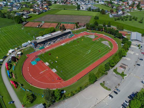 Das Möslestadion soll in Bezug auf Nachhaltigkeit zu einem Vorzeigestadion werden. VN/Steurer