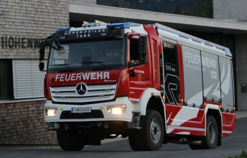 Das neue „Flaggschiff“, das TLFA 3000/200, wird von der Hohenweiler Feuerwehr am Sonntag offiziell in Betrieb genommen. STP