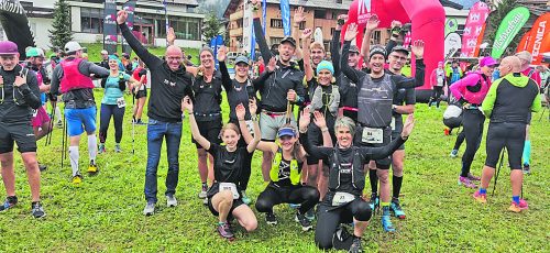 Das TRT Vorarlberg beim Weißen Ring in Lech. TRT Vorarlberg