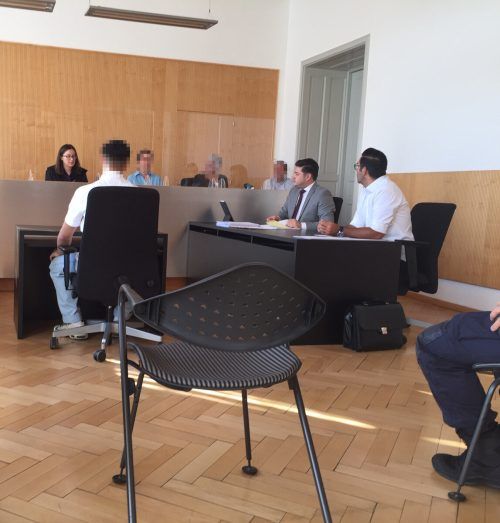 Der junge Angeklagte stritt bei der ersten Verhandlung jede Verantwortung ab.  VN/GS
