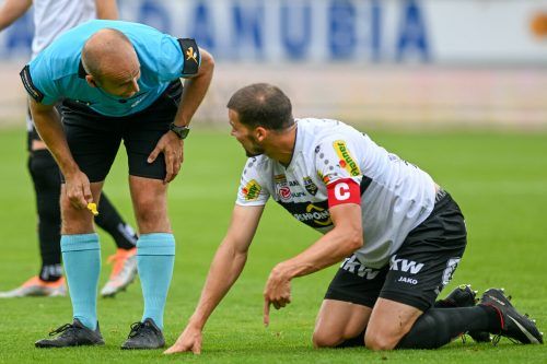 Der Kapitän ist bereit: Jan Zwischenbrugger will sich gegen die Austria durch nichts ablenken lassen. gepa