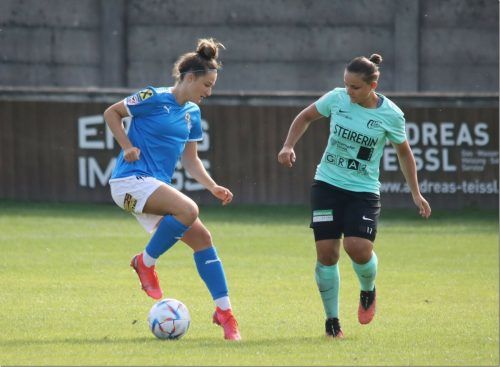 Die SPG Lustenau/Dornbirn startete gegen den LUV Graz mit drei Punkten in die 2. Frauen Bundesliga. knobel