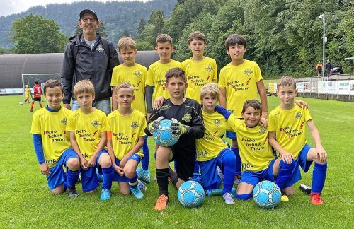 Die U10A-Mannschaft der SG Wolfurt-Kennelbach. Puchfreunde
