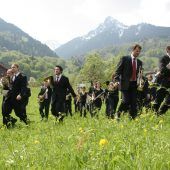 „Windwerk“ musiziert am Berg