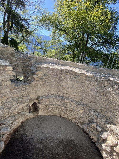 Ein Blick ins Innere des Gefängnisturms.