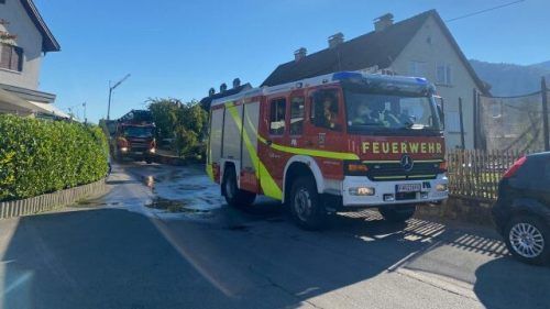 Eine ungewöhnliche Brandursache rief die Feuerwehr Götzis auf den Plan.  vol.at/mayer