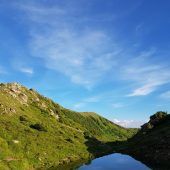 Einfache und kurze Gratwanderung