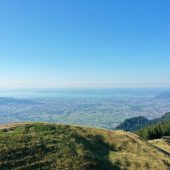 Panoramablick über das Rheintal
