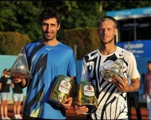 Für Philipp Oswald (l.) war es der 33., für Neil Oberleitner der erste Challengertitel.