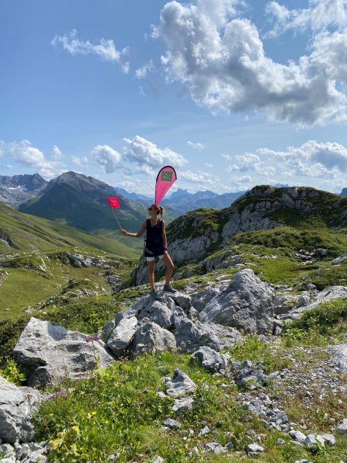 Im Vorjahr war Claudia Boss bei der Trailchallenge „Der Weiße Ring“ als Schlussläuferin im Einsatz. VN