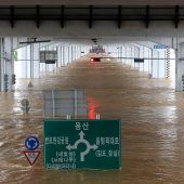 Südkorea steht unter Wasser