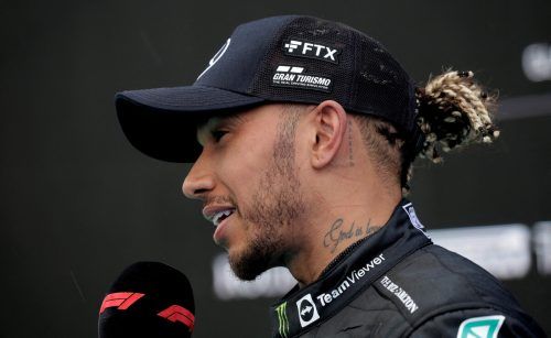 Lewis Hamilton: Der Einstieg im Football ist eine einmalige Gelegenheit.  ap