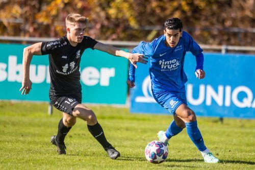 Packende Zweikämpfe beim Derby zwischen dem Dornbirner SV und Admira Dornbirn sind garantiert. Sams