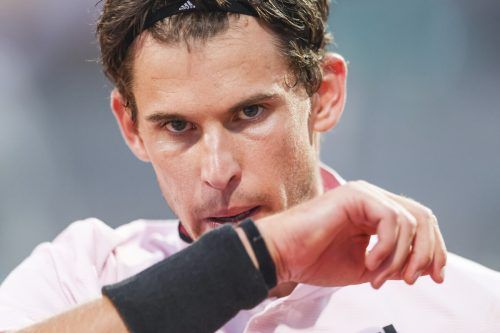 Rückschlag wegen einer Infektion für Dominic Thiem. gepa