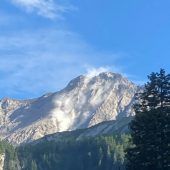 Gefahr von Felsstürzen speziell im Hochgebirge