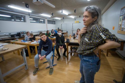 Valeria Rosenberger, gebürtige Ukrainerin, unterrichtete vergangenes Schuljahr Flüchtlingskinder an der Musikmittelschule Götzis. VN/Ps