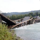 Brücke in Norwegen eingestürzt