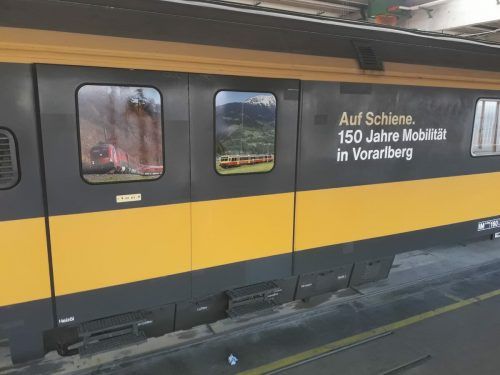 Zum 150-jährigen Jubiläum der Vorarlbergbahn tourt eine Wanderausstellung in den nächsten Monaten durchs Land.  Pro Bahn Vorarlberg