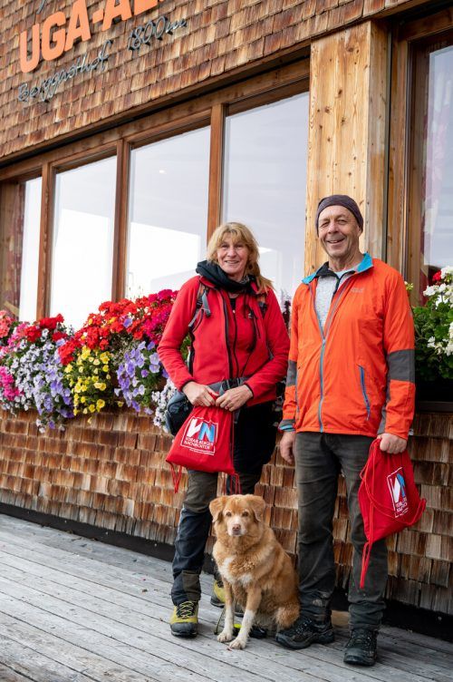 Auch Lotte Giesinger und Hermann Konrad machten den Sonntag zum Wandertag.