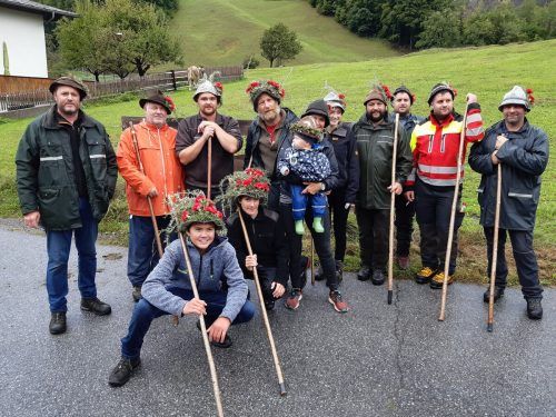 Das Alpteam der Alpe Albona ist wieder im Tal. SW