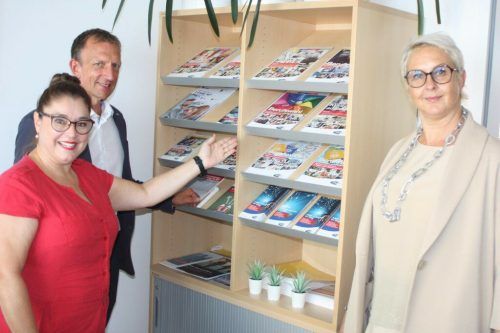 Das Broschüren-Angebot wurde neu und übersichtlich gegliedert. 
