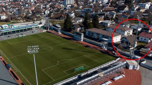 Das Grundstück, das von der Gemeinde Lustenau erworben wurde. PST