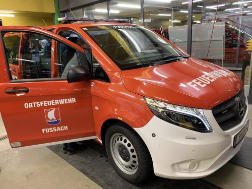 Das neue Fahrzeug ist bereits seit zwei Jahren bei der Feuerwehr Fußach im Einsatz. AJK