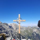 Gipfelmesse auf Schafgafall mit Einweihung Gipfelkreuz