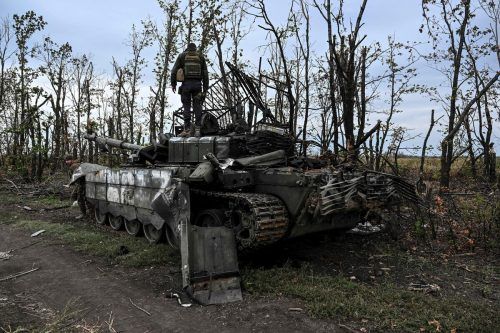 Den ukrainischen Soldaten gelang im Nordosten in der Region Charkiw ein Durchbruch. Im Süden sind sie weniger erfolgreich. AFP