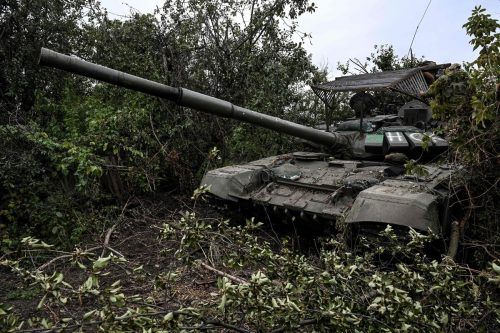 Der Abzug scheint überstürzt: In der Region rund um Charkiw ließen russische Soldaten Panzer und Munition zurück. AFP/Juan Barreto