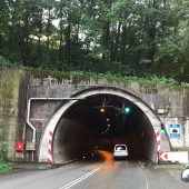 Citytunnel ist in der Nacht dicht