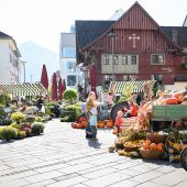 Herbstlicher Markt im Dornbirner Zentrum