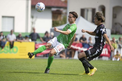 Der Treffer von Lukas Fridrikas brachte Austria Lustenau den Punkt gegen den großen Favoriten LASK Linz. gepa
