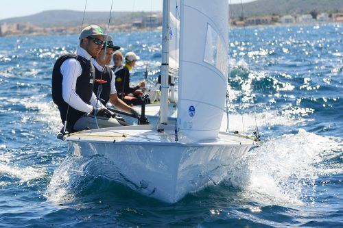 Die Enttäuschung ist Lukas Mähr und Lara Vadlau anzusehen. Candidate Sailing