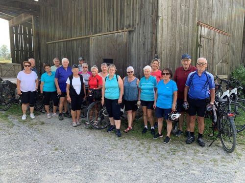 Die Radausfahrt im August führte in St. Galler Rheintal.  PVÖ Klaus/Weiler
