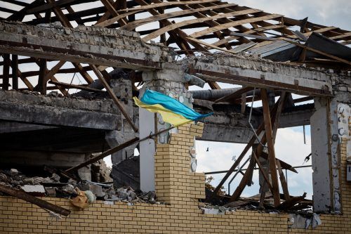 Die Ukraine konnte in den vergangenen Tagen große Gebiete zurückgewinnen. Russland forciert als Reaktion Scheinreferenden zum Beitritt.  Reuters
