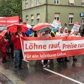 Zeichen gegen Teuerung
