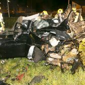 Junger Autofahrer stirbt bei Unfall in Nenzing