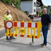 Maßnahmen gegen Hangrutsch am Pfänder