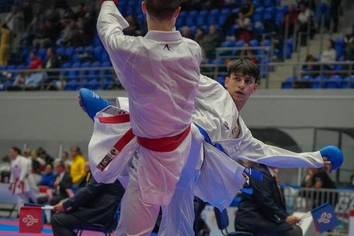 Hamsat Israilov zeigte bei den Budapest Open groß auf. Karate Vorarlberg